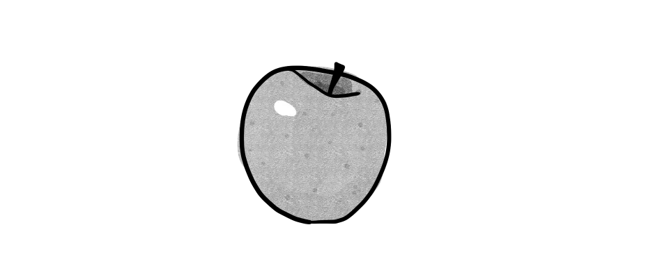 An apple